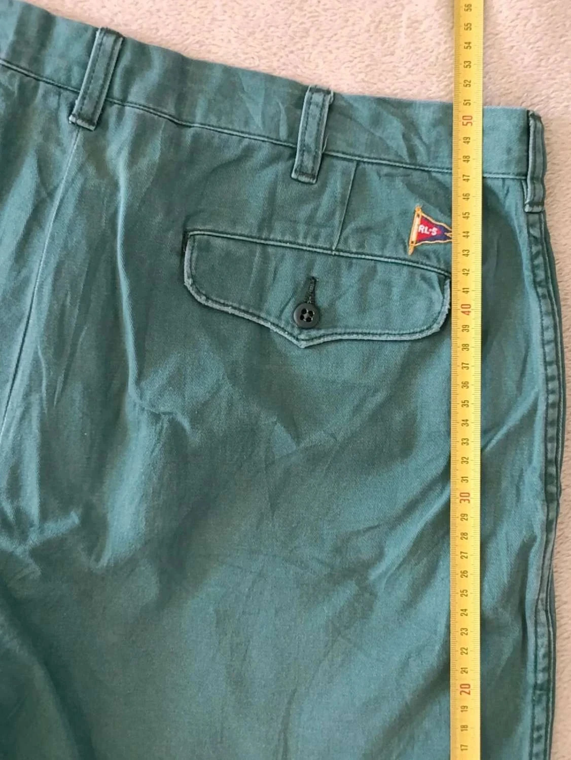 Short Polo Ralph Lauren RL-5 Vintage vert Taille 35 – photo 20
